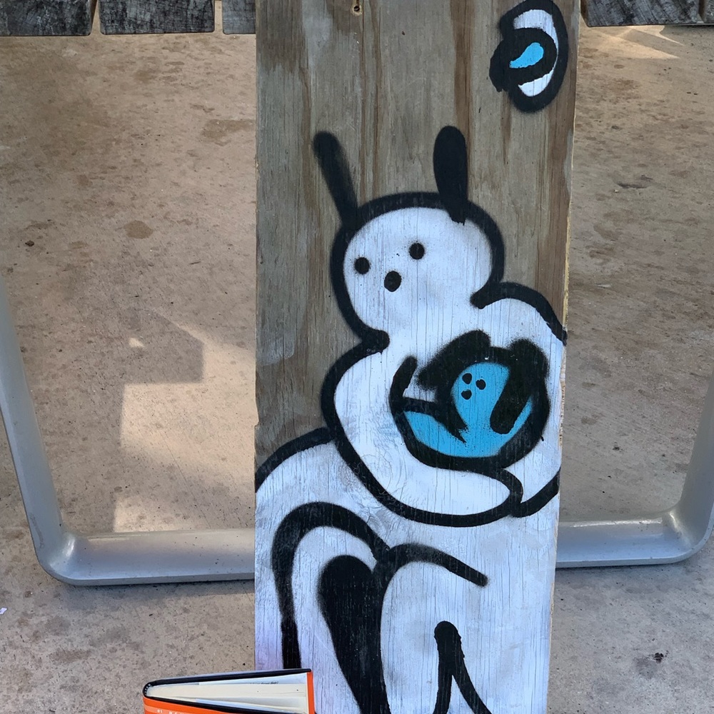 UNKNOWN ARTIST UNKNOWN YEAR GRAFFITI PAINTING From THE WYNWOOD District.